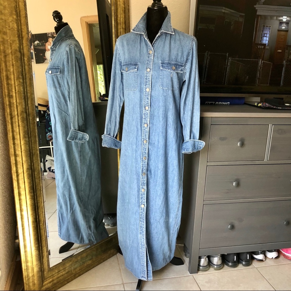 Vintage Lauren Ralph Lauren Long Sleeve Maxi Dress
